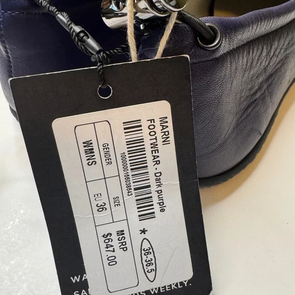 Marni Soft Leather Ballet Flats. Size 36 - Picture 15 of 15